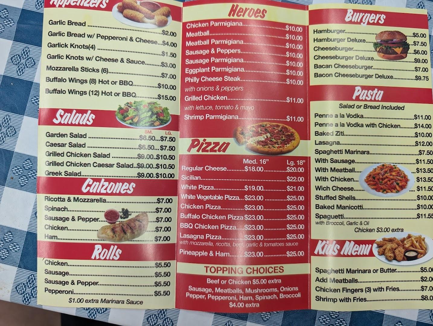 Luke's Pizza Menu image 3